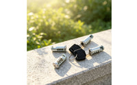 4 Pieces Roof Lock Cylinder Core Zinc Alloy Lock Cylinder Cylinder with Keys Compatible for Road Trips