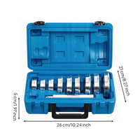 10 Pieces Bearing Press Set Molded Storage Slots Press Bushing Set Heavyworkshop Tools Tools