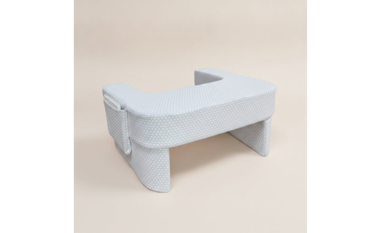 Hollow-Center Reading Pillow Vacuum-Compressed Molded Foam Reading Pillow Carrying Handle Support Cushion
