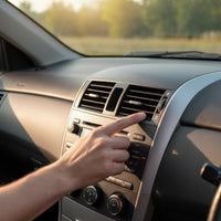 Center Dash A/C Outlet Vent Panel Direct Replacement Center Dash Air Vent Panel Auto Part Sun-Proof Easy Installation