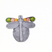 Dragonfly Statue with Solar Light Protected for Yard, Flower Bed, Homeowners