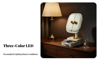 Lighted Mirror with Storage Base Built-in illuminated Light Vanity Organizer Gift suggestion
