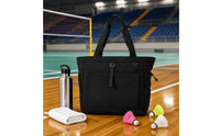 Badminton Racket Bag Multi-Compartment Tennis Racket Bag Lightweight Handheld Tote for Travel, Outdoor