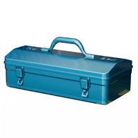 Metal Toolbox Latch Closure Hard-Shell Toolbox Hard Shell Carry Case Painted Finish Metal Briefcase Heavy Duty