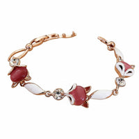 Chatoyant Stone Bracelet Colorful Charms Wild Animal Charm Bracelet