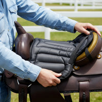 Horse Saddle Pad Comfortable Quilted Saddle Pad Long-Lasting Premium for Riders, Horseback Riding, Training