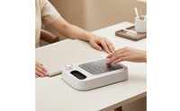 Nail Dust Collector Portable Manicure Vacuum Cleaner Nail Dust Extractor Compact Tabletop for Manicurists, Home Salons