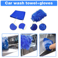17 Pieces Car Cleaning Brush Kit Versatile Car Detailing Kit with Wheel Brush
