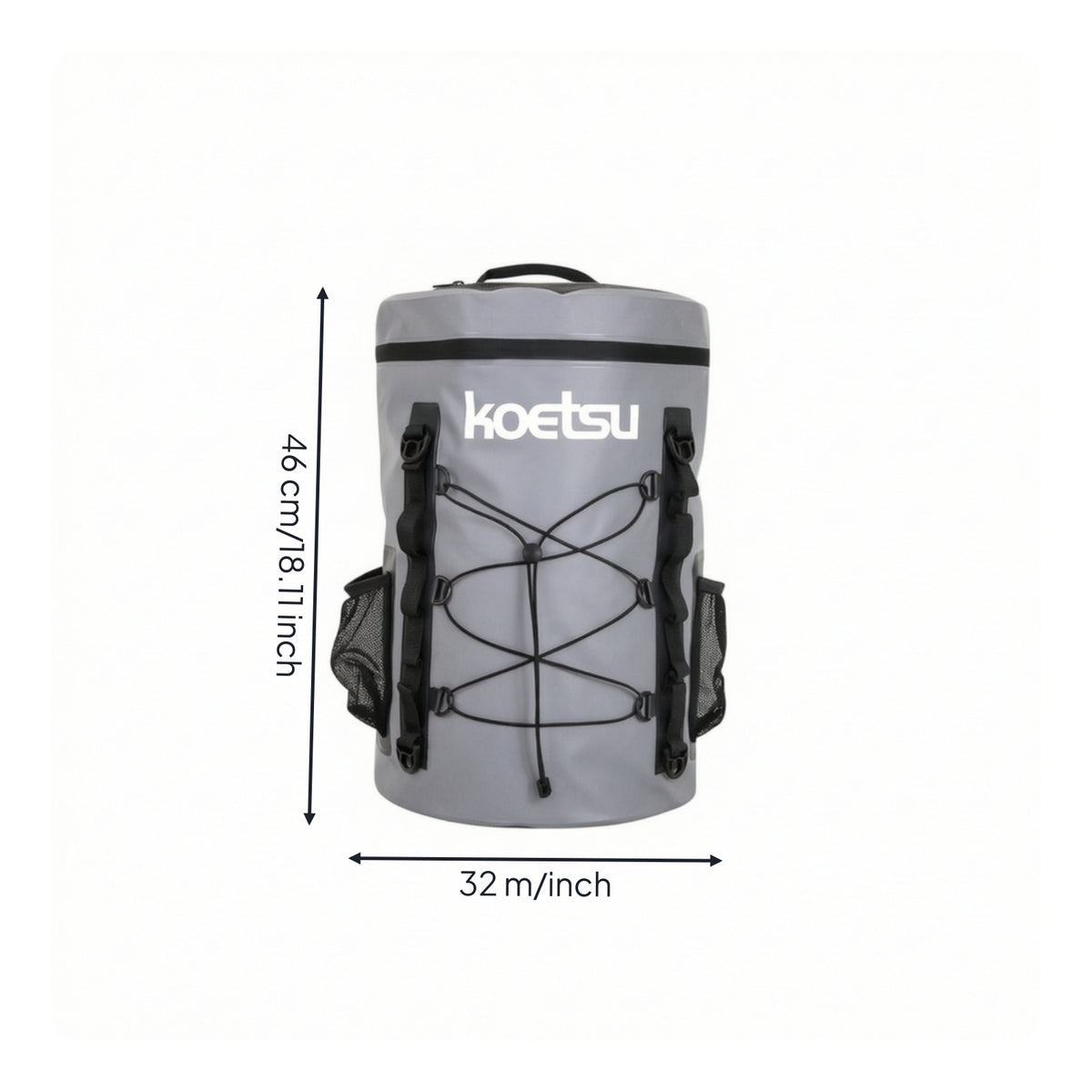 Lightweight Waterproof Deck Pack with Mesh Pockets Long-Lasting Paddleboard Bag with Bungee Cord Compact for Paddleboarding