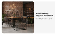 Hollow-perforated Design Urban Wire Mesh Divider Multi-Purpose Partition Screen Sturdy Construction Metal mesh for Interior Designers, Business Owners, Homeowners, Restaurant, Entryway, Foyer, Office