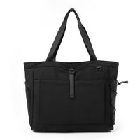 Tote Bag with Outside Pockets Reinforced Shoulder Tote Spacious for Commuters, Travel, Gym