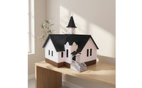 Model with Steeple 1:64 Scale Model Detailed Building for Hobbyists, Collectors, Dioramas, Tabletop Displays