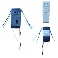 220V Ceiling Fan Controller Set Vent Slots Ceiling Fan Controller Control Kit White Wired Receiver Module Slim