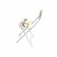 Foldable Backrest Chair Space-Saving space-efficient Seat with Backrest InstallationNo Assembly Required Household Furniture Portable for Small Apartment Dwellers, Home Office Users, Students, Study Room, Dormitory
