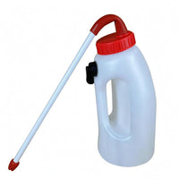 Calf Drenching Bottle Veterinary Calf Tube Feeder Oral Drenching Bottle Integrated Handle Translucent Plastic