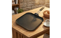 Baking Pan with Handle Sturdy Nonstick Baking Pan Cooking Sheet Compact Tray Crispy for Home Cooks, Kitchen