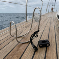 Polished Finish Marine Life Buoy Bracket Clamp-Style Stainless Steel Life Buoy Holder