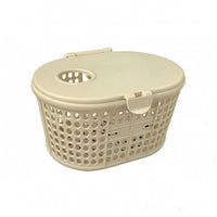 Rear Scooter Basket Molded Plastic Scooter Storage Box Fitted Lid Perforated