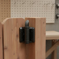 PVC Fence Gate Hinge with Screws and Tool Home Hardware Heavy Duty for Yard