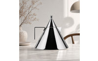 Tea Kettle Ornament Decorative Kettle Ornament Geometric Triangular Sculpture for Interior Designers, Sideboard