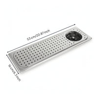 Bar Cup Washer with Perforated Panel Easy to Cleaning Bar Glass Cleaner Powerful Countertop Glass Cleaner for Taverns