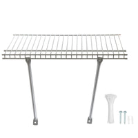 White Metal Shelf Bracket for RV and Industrial Use