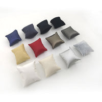 Jewelry Display Pillow for Watches, Bracelets, and Necklaces - Linen, Velvet, or Leatherette