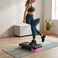 BaXuanLi PP Aerobic Stepper with Adjustable Height, Non-Slip Surface, and 400lb Weight Capacity