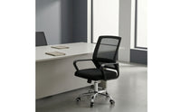 Mesh Office Chair with Armrests Ergonomic Computer Desk Chair Breathable Furniture for Adults, Students, Study