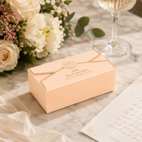Long Rectangle Gift Box 12.5×6.7×4.5cm Pack of 20 Hot Stamping Gift Box For Birthday, Wedding, Anniversary