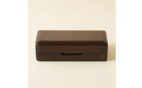 Wooden Embouchure Piece Storage Case Maple Wood Saxophone Embouchure Piece Case Gold-Tone Hinges Musical Accessory for Saxophonists