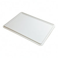Rectangular Dough Box Lid Plastic Proofing Box Lid White Fitted for Bakers, Pizzerias, Home Cooks, Kitchen