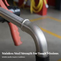 Piercing Fire Nozzle Heavy Duty Stainless Steel Penetrating Nozzle Corner Fire Water for Emergency Responders, Building Fires, Confined Areas