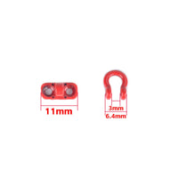 Metal Model Chain with Hooks Long-Lasting Miniature Rescue Chain Compact Lifting Sling Rugged for Hobby Modification