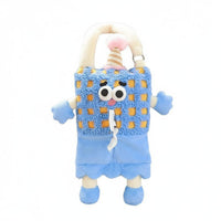 Space-Saving Hanging Monster Tissue Box Multi-Purpose Hanging Car Tissue Holder Crush-Proof for Children, Parents, Living Room, Bedroom