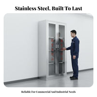 Fire Cabinet Heavy Duty Emergency Equipment Locker Fireproof Construction Mini Fire Station Cabinet for Facility Managers, Factories