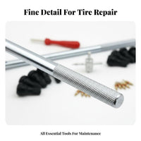 23 Pieces Multi-Functional TR412 Valve Repair Kit Easy to Use Tire Valve Tool Kit Portable for Car Owners, Home Garage, Roadside Emergency