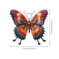 Butterfly Wall Decor Layered Butterfly Wall Art Double-Layer for Patio, Garden