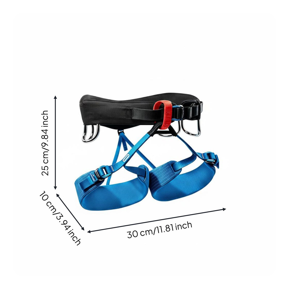 Rock Climbing Harness Adjustable Indoor Climbing Harness Close Fit Sports Gear for Men and Women, Outdoor Skills Practice