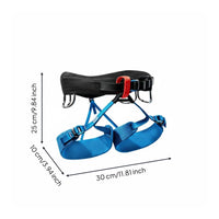 Rock Climbing Harness Adjustable Indoor Climbing Harness Close Fit Sports Gear for Men and Women, Outdoor Skills Practice