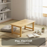 Foldable Legs Folding Lap Tray Space-Saving Low Table Portable Floor Desk Multi-Purpose for Dorm Residents, Remote Workers, Living Room, Bedroom, Bay casement, Home Office