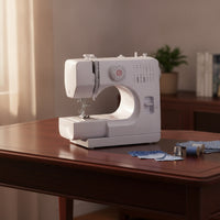 Sewing Machine with Extension Table Beginner-Friendly Electric Sewing Machine Compact Appliance for Beginners, Hobbyists, Craft Rooms, Apartments
