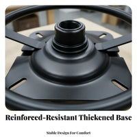 360 Degree rotate Chair Base Easy Installation rotate Chair Replacement Base Furniture Hardware for DIY Enthusiasts