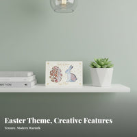 Wooden cash holder Reusable rabbitShaped Money Stand Festive Design