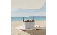 Insulated Ice Chest with Ice Packs Lightweight Hard-Sided Chiller with Handle Versatile Insulated Cooler for Camping, Barbecue
