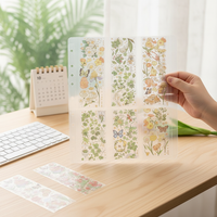A4 A5 Loose-Leaf Album Refill Pages for Photo Cards and Handbooks, 4-Pocket 9-Pocket Card Sleeves