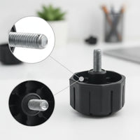 Screw with Plastic Knob Easy-Grip Thumb Screw with Bolt Clamping Knob Non-Slip Fastener Long-Lasting for DIYers