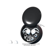 Replacement Tips Silicone Earplugs Waterproof Earplug Case Set Soft Molded Reusable Earplugs Compact for Office
