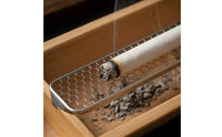 Bamboo Warming Roll Burner Smooth Polished Finish Warming Roll Igniting Stable Base to Clean Horizontal Traditional Heat Application Holder