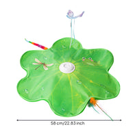 Flower-Shaped Cat Toy Soft Rotating Butterfly Rod Self-Play Electric Cat Teaser for Cats